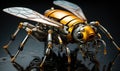 The delicate wings of the mosquito robot flapped swiftly, mimicking the real insect