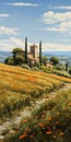 Delicately Rendered Landscapes: The Oasis Painting Of Podere Sapaio
