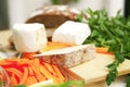 Delicatessen cheeses Royalty Free Stock Photo