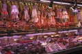 Delicatessen shop in market. Barcelona. Spain Royalty Free Stock Photo