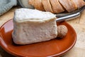 Delice de Bourgogne French cow's milk cheese from Burgundy region of France