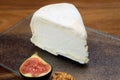 Delice de Bourgogne French cow`s milk cheese from Burgundy region of France