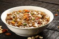 Delicious Ada payasam from Indian cuisine. Royalty Free Stock Photo
