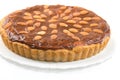 Delicious almond tart Royalty Free Stock Photo