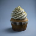Delicious and amazing Vanilla cup cake ai generated image