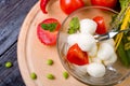 Delicious appetizer caprese Royalty Free Stock Photo