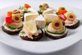 Delicious appetizers Royalty Free Stock Photo