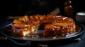 Delicious Apple Tarte Tatin. A Classic French Dessert.