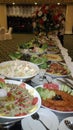 Delicious Arabic salad buffet arrangement