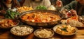 A Delicious Asian Hot Pot Dinner Royalty Free Stock Photo