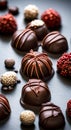Delicious Assortment of Chocolate Candies, Generative AI Royalty Free Stock Photo