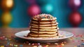 delicious background pancake food