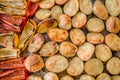 Delicious baked potato and pepper Royalty Free Stock Photo