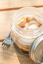 Delicious Banoffee in Mason jar