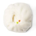 Delicious baozi, Chinese steamed meat bun is ready to eat on isolated Royalty Free Stock Photo