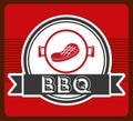 Delicious barbecue design Royalty Free Stock Photo