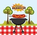 Delicious barbecue design