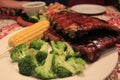 Delicious barbeque ribs