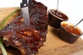 Delicious BBQ ribs Royalty Free Stock Photo