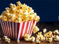 Delicious and Beautiful Buttered Popcorn