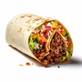 Delicious Beef And Vegetable Burrito - High-quality 32k Uhd Image