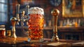 Delicious Beer Lager Drink Mead Tavern Alcohol Drinking Good Times Local Bar Royalty Free Stock Photo