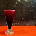 Delicious BeetRoot juice served for drinking Royalty Free Stock Photo