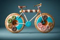 Delicious bike. Generative AI