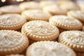 Delicious Biscuits on White Background