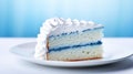 delicious blue cake food