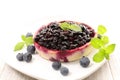 Delicious blueberry tart