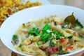 Delicious boil chicken food thai