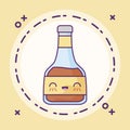 delicious bottle of honey kawaii style