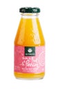 Delicious bottle of Passion Fruit Nectar white background