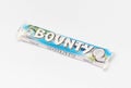 Bounty chocolate bar isolated on white background Royalty Free Stock Photo