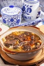 Braised mutton hot pot. Royalty Free Stock Photo