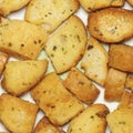 Delicious bread croutons