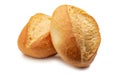 Delicious bread rolls isolated