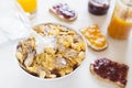 A delicious breakfask in the morning Royalty Free Stock Photo
