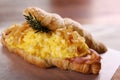 Delicious breakfast croissant Royalty Free Stock Photo