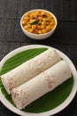 Delicious breakfast Puttu-South Indian cuisine- Royalty Free Stock Photo