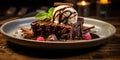 Delicious Brownie, Rich chocolate fudge with gooey center