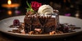 Delicious Brownie, Rich chocolate fudge with gooey center