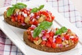 Delicious bruschetta