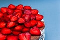 Delicious cake with fresh strawberry Royalty Free Stock Photo