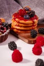 Delicious cake on an white background.