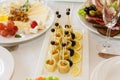 Delicious canapes for baby shower