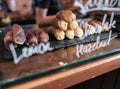 Delicious Cannoli Pastries In A Cafe Royalty Free Stock Photo