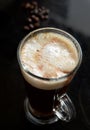 Cappuccino in glass