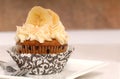 Delicious carrot cake cupcake Royalty Free Stock Photo